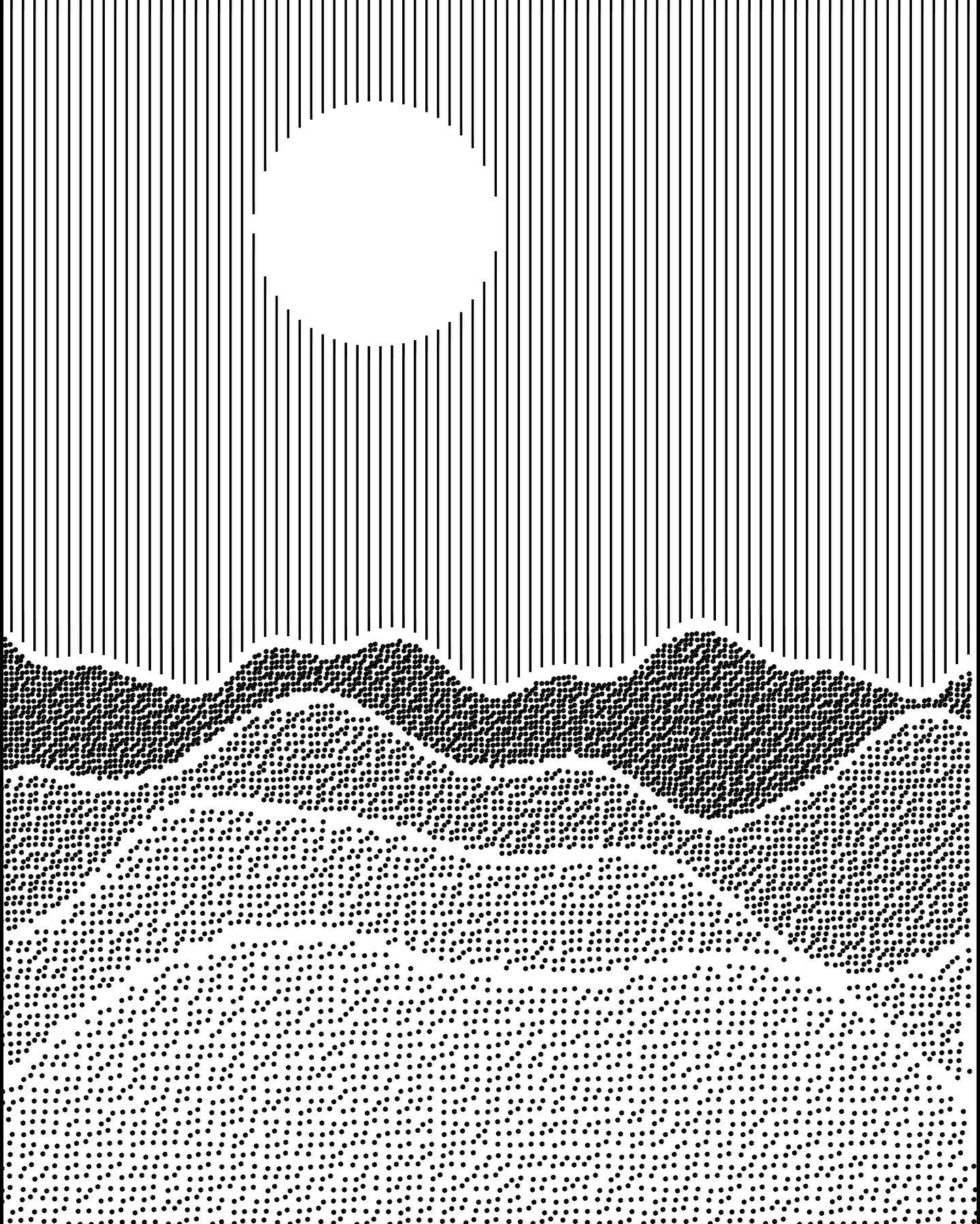 One of the initial randomly generated landscapes
